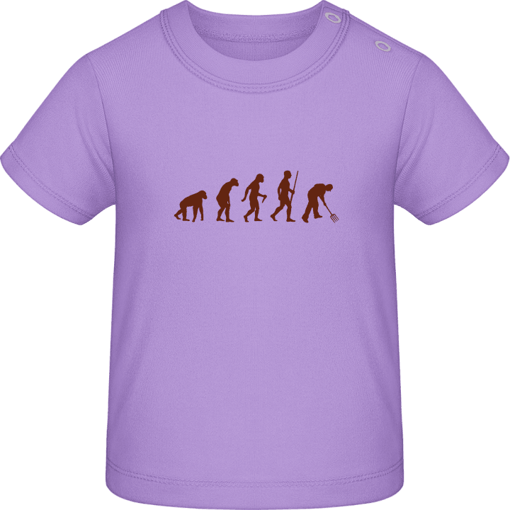 Farmer Evolution with Pitchfork Camiseta de bebé contain pic