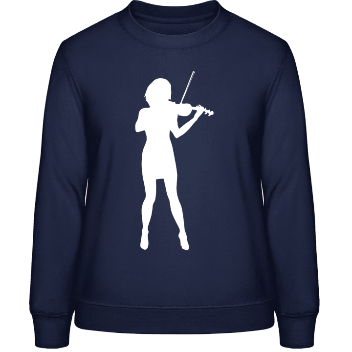 Hot Female Violinist Vrouwen Sweatshirt contain pic