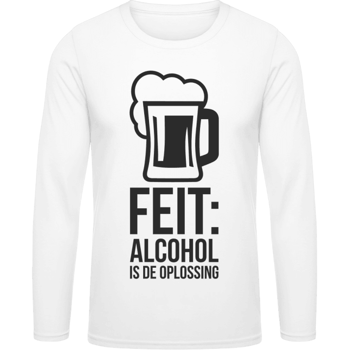 Feit Alcohol Is De Oplossing Langarmshirt contain pic