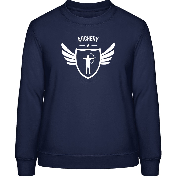 Archery Winged Sweatshirt för kvinnor contain pic