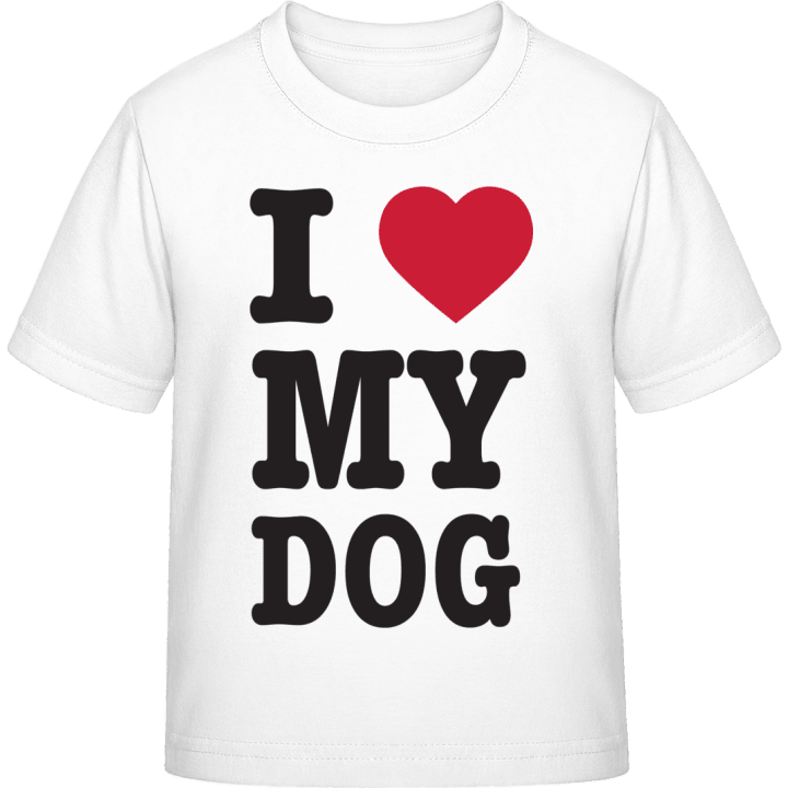 I Love My Dog Kids T-shirt 0 image