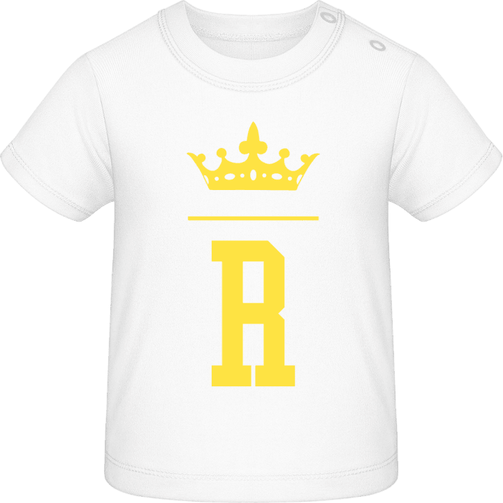 R Initial T-shirt för bebisar 0 image