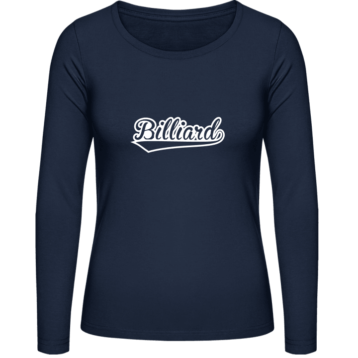 Billiard Logo Frauen Langarmshirt contain pic