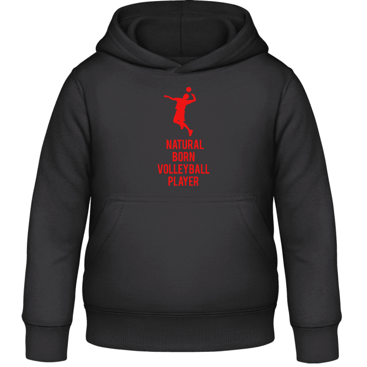 Natural Born Volleyball Player Barn Hoodie 0 image