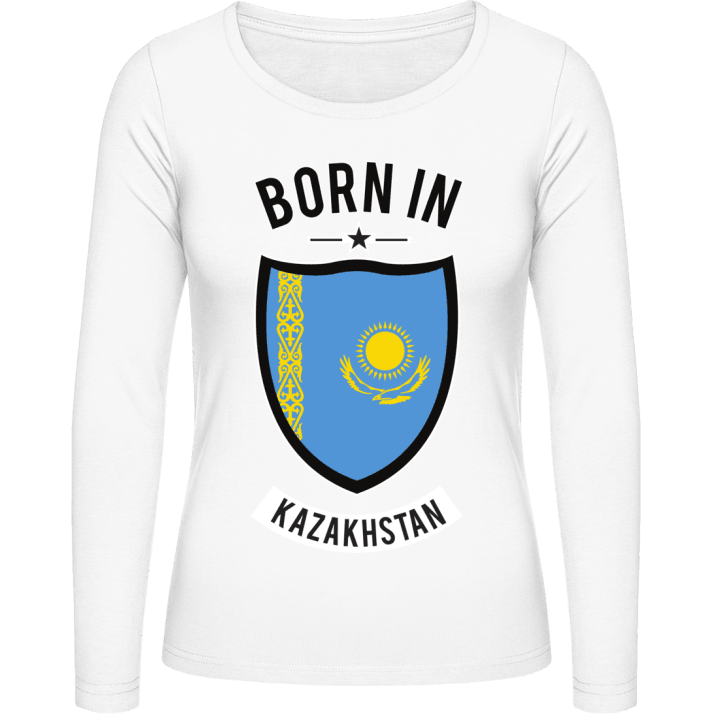 Born in Kazakhstan Vrouwen Lange Mouw Shirt 0 image