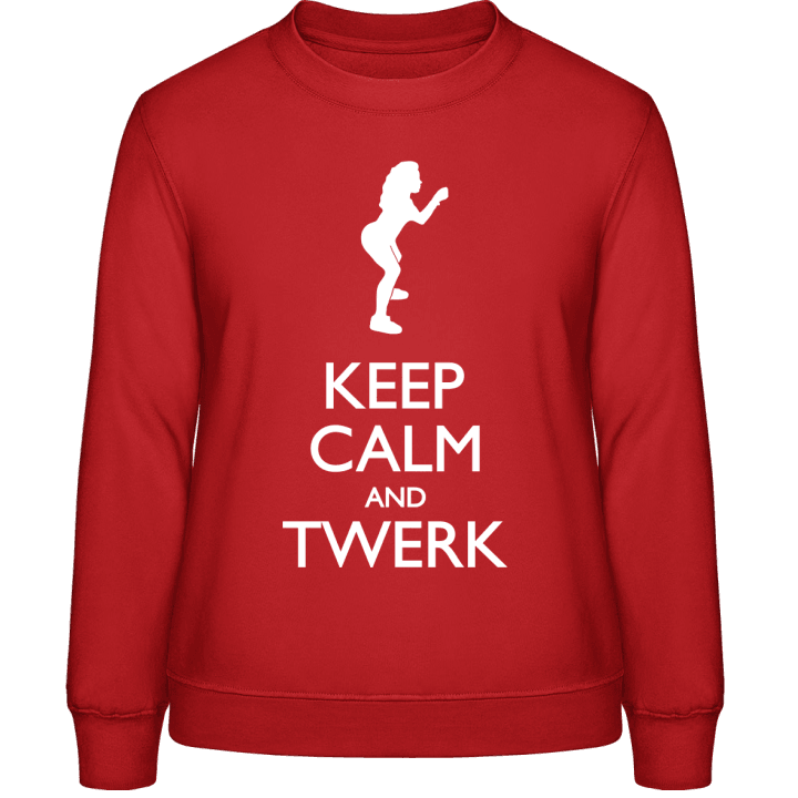 Keep Calm And Twerk Vrouwen Sweatshirt contain pic