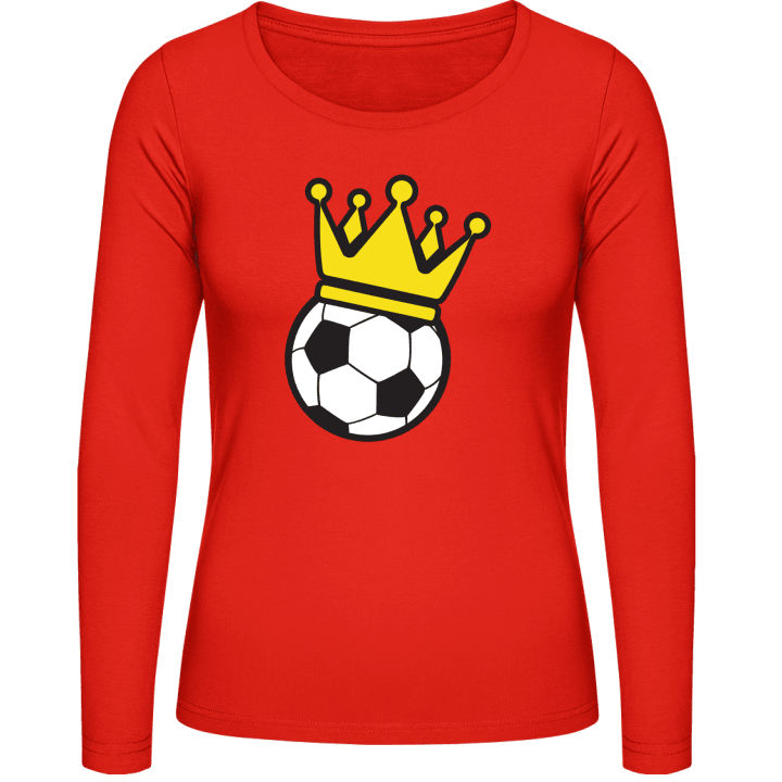 Football King Frauen Langarmshirt contain pic