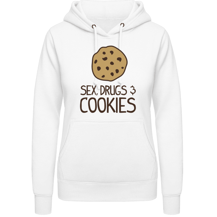 Sex Drugs And Cookies Sudadera con capucha para mujer contain pic