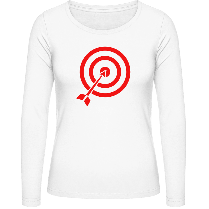 Archery Target Langermet skjorte for kvinner contain pic