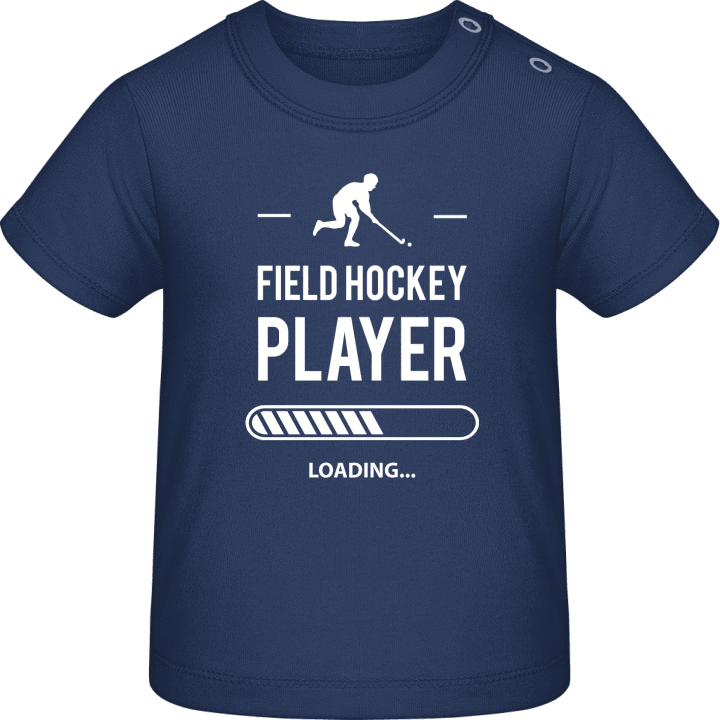 Field Hockey Player Loading Baby T-Shirt contain pic