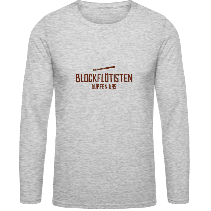 Blockflötisten dürfen das Shirt met lange mouwen contain pic