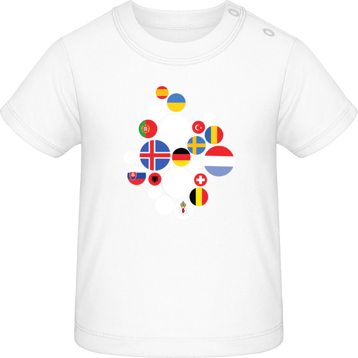 European Flags T-shirt för bebisar 0 image