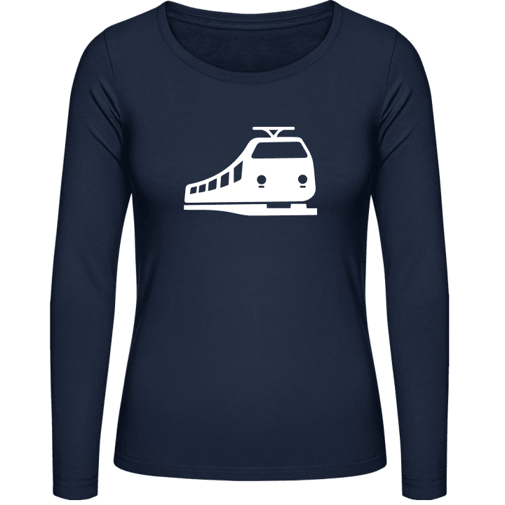 Train Silhouette Langermet skjorte for kvinner 0 image