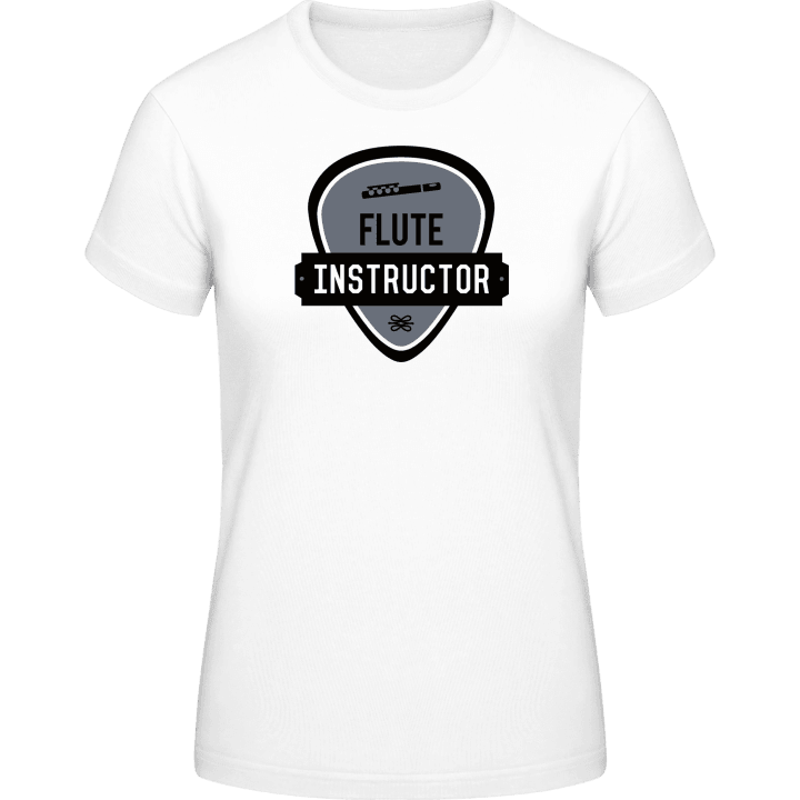 Flute Instructor T-skjorte for kvinner contain pic