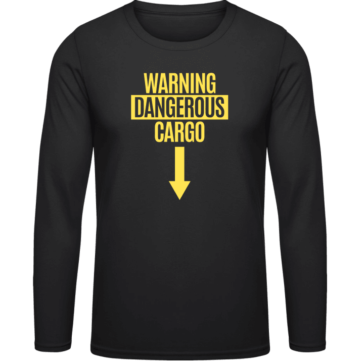Warning Dangerous Cargo Langermet skjorte contain pic