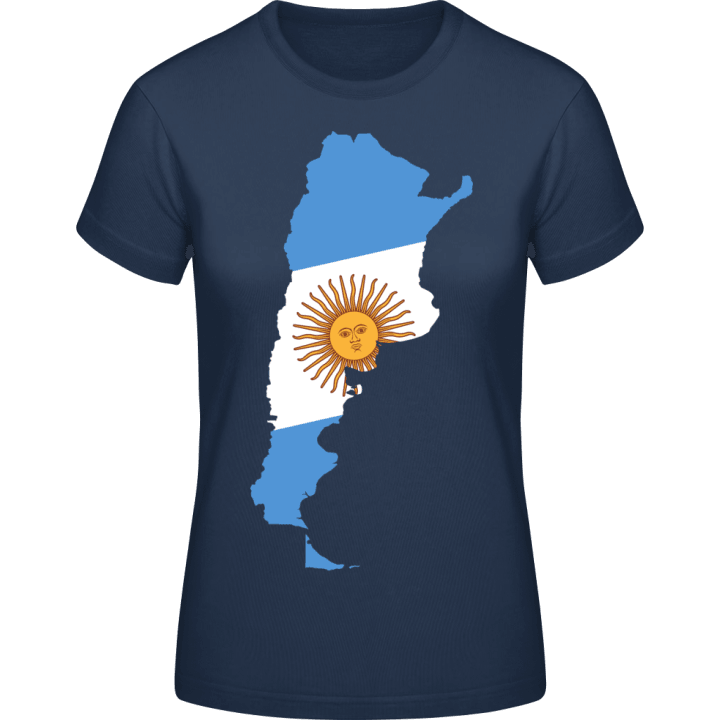 Argentina Map Frauen T-Shirt contain pic