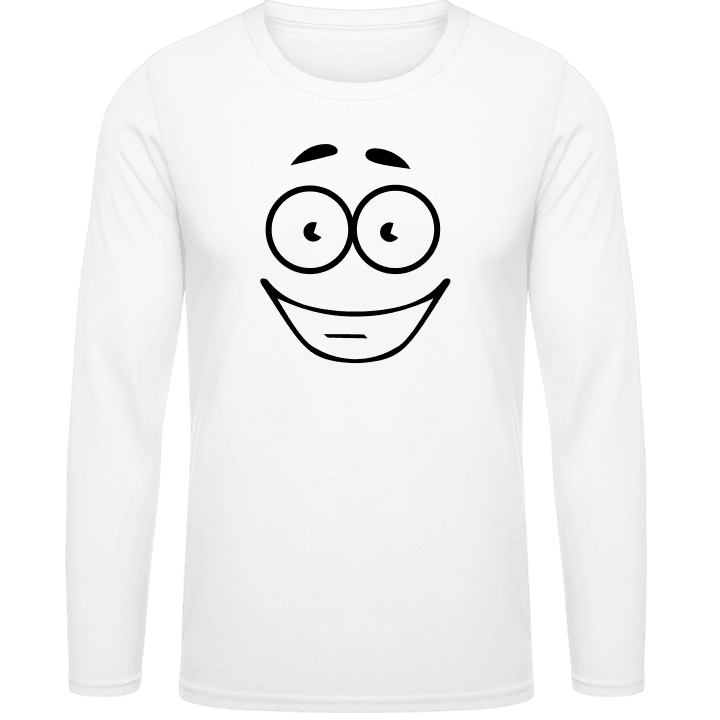 Happy Face Character Long Sleeve Shirt contain pic