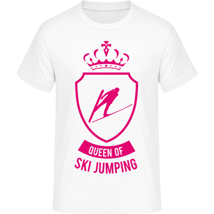 Queen Of Ski Jumping T-skjorte contain pic