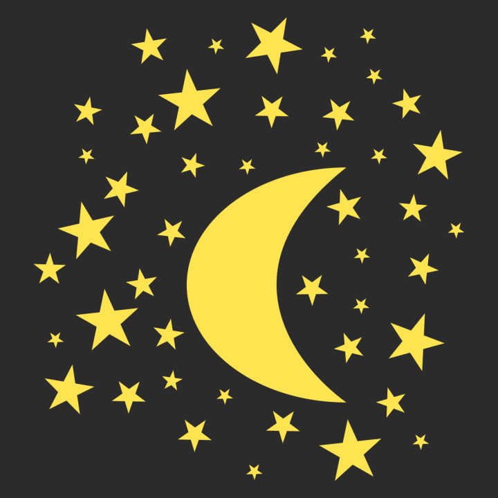 Half Moon With Stars Naisten pitkähihainen paita 0 image