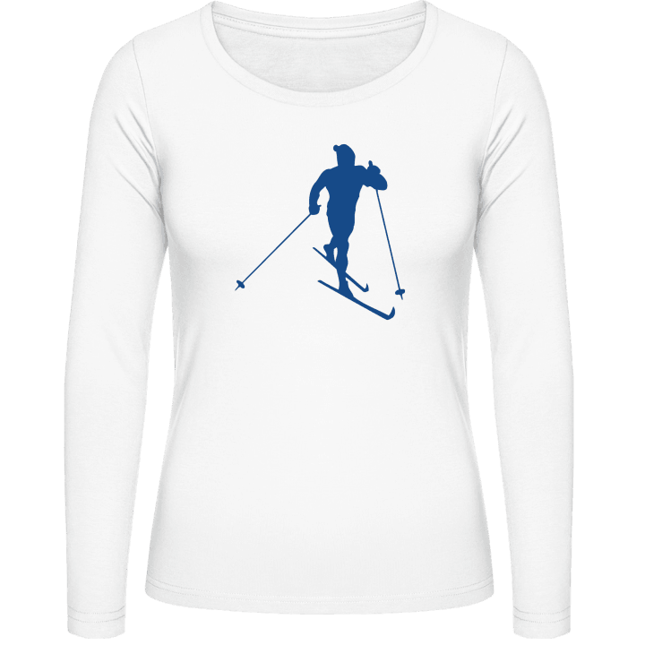 Cross-country skiing Kvinnor långärmad skjorta contain pic
