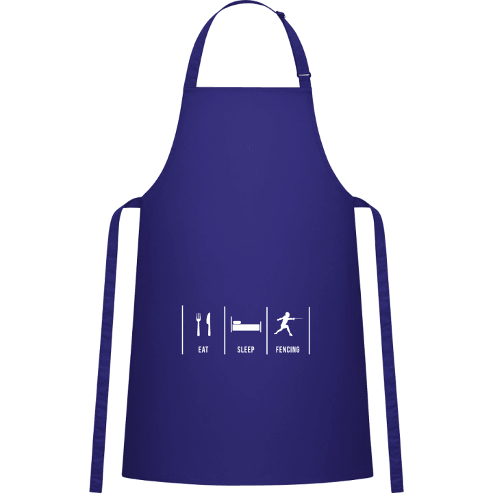 Eat Sleep Fencing Kitchen Apron contain pic