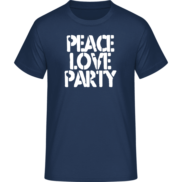 Peace Love Party T-skjorte contain pic