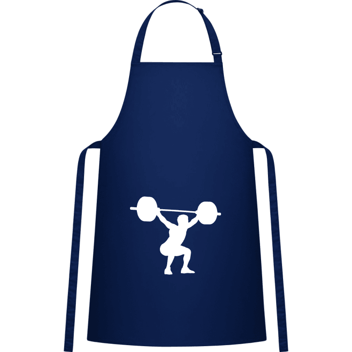 Weightlifter Action Kitchen Apron contain pic