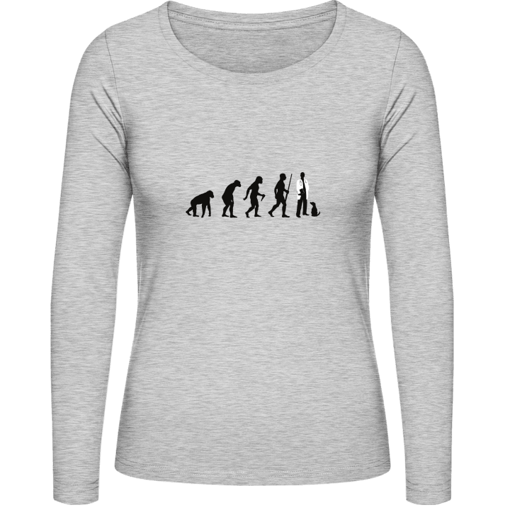 Veterinarian Evolution Frauen Langarmshirt contain pic