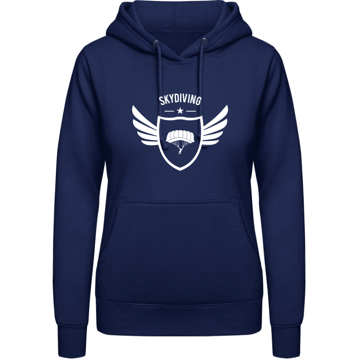 Skydiving Winged Vrouwen Hoodie contain pic