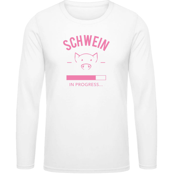 Schwein in progress Camicia a maniche lunghe contain pic