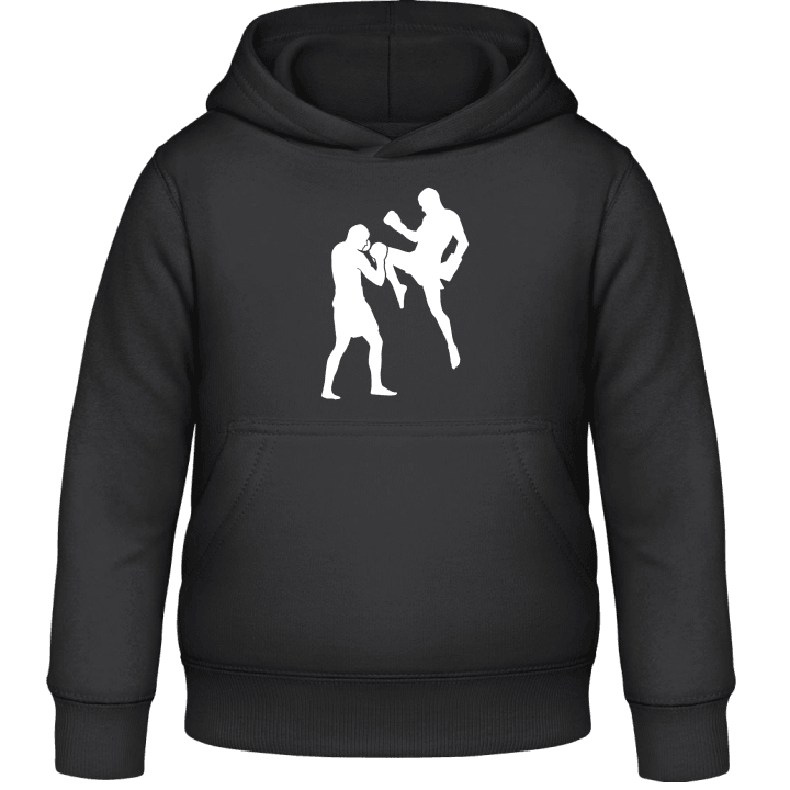 Kickboxing Silhouette Barn Hoodie contain pic