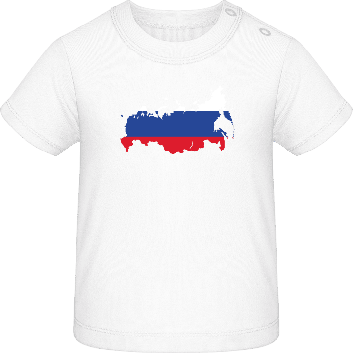 Russia Map T-shirt för bebisar contain pic