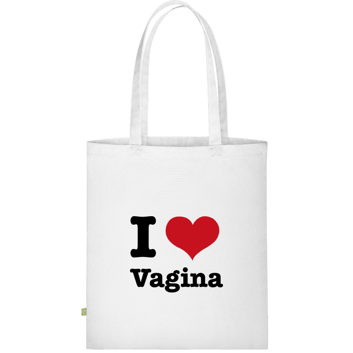I Love Vagina Stoffen tas contain pic