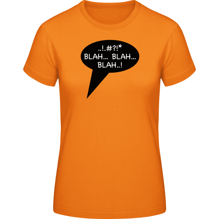 Blah Blah Blah Comic T-shirt för kvinnor contain pic