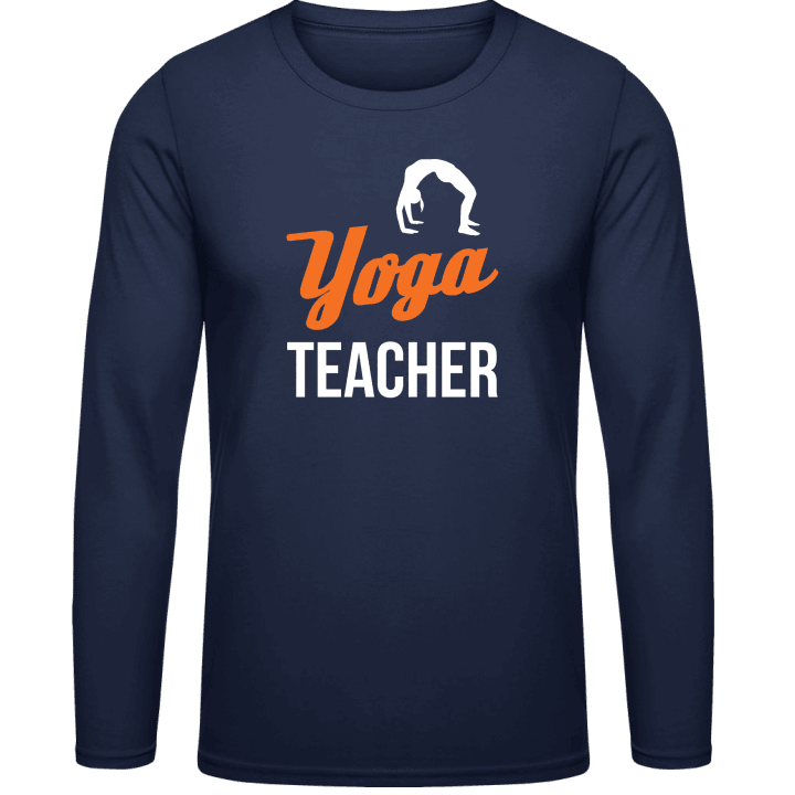Yoga Teacher Langermet skjorte contain pic