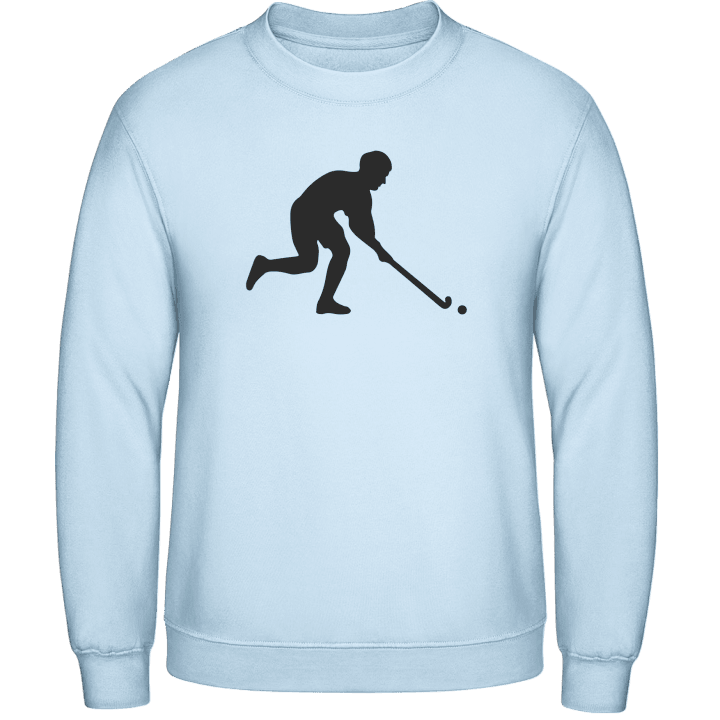 Field Hockey Player Silhouette Sweatshirt contain pic