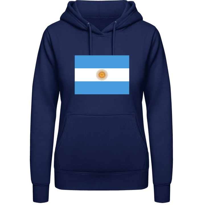 Argentina Flag Classic Sudadera con capucha para mujer contain pic