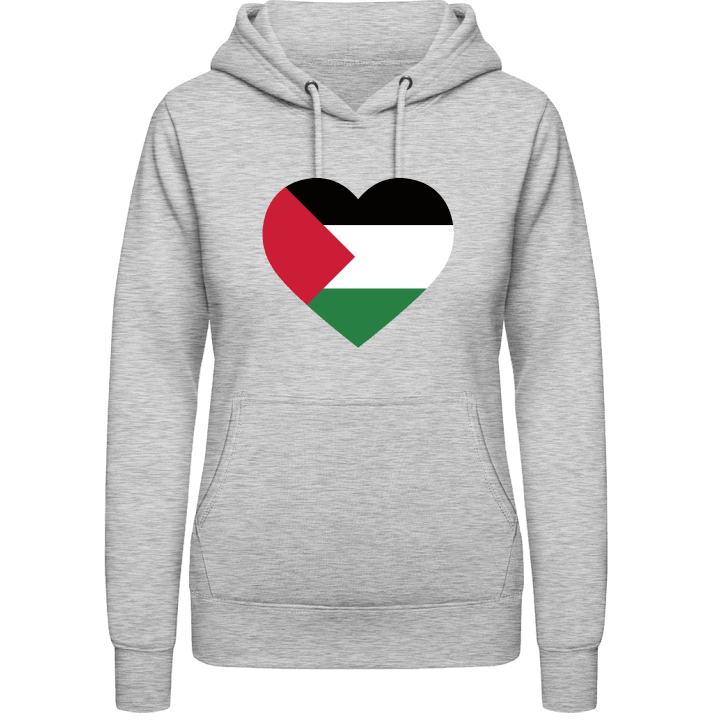 Palestine Heart Flag Felpa con cappuccio da donna contain pic