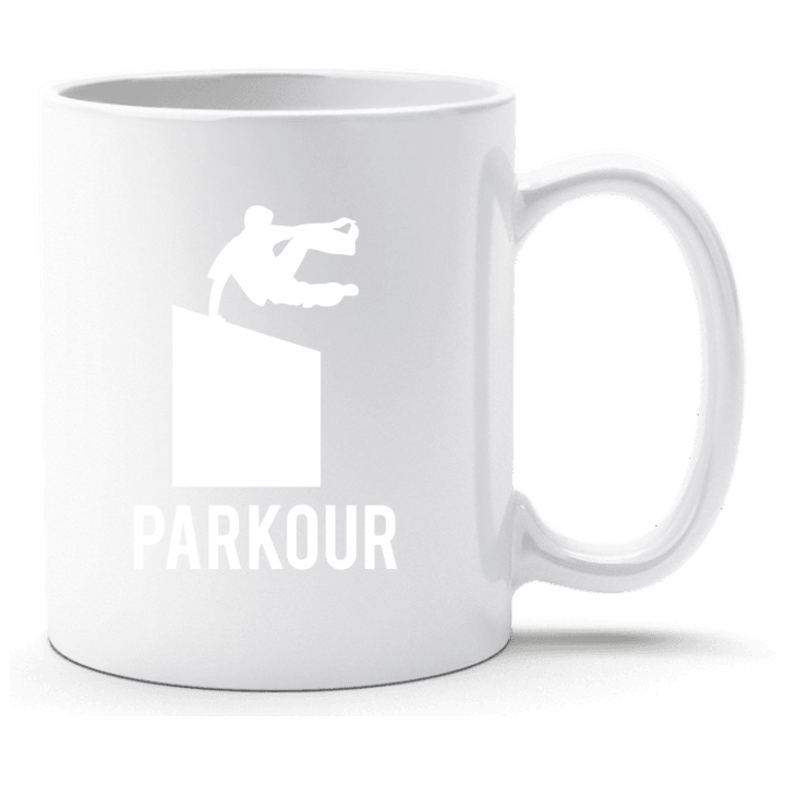 Parkour Silhouette Taza contain pic