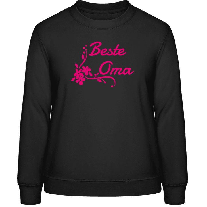 Beste Oma Blumen Sweatshirt til kvinder 0 image