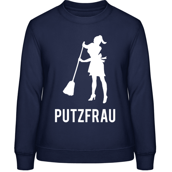 Putzfrau Silhouette Frauen Sweatshirt contain pic
