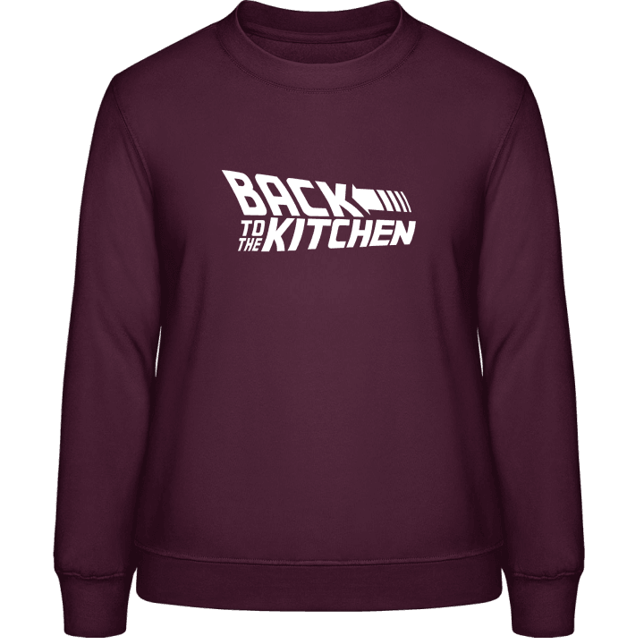 Back To The Kitchen Sweatshirt för kvinnor contain pic