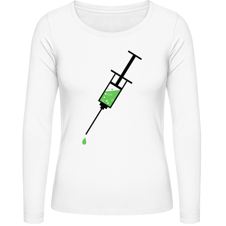 Poison Injection Langermet skjorte for kvinner contain pic