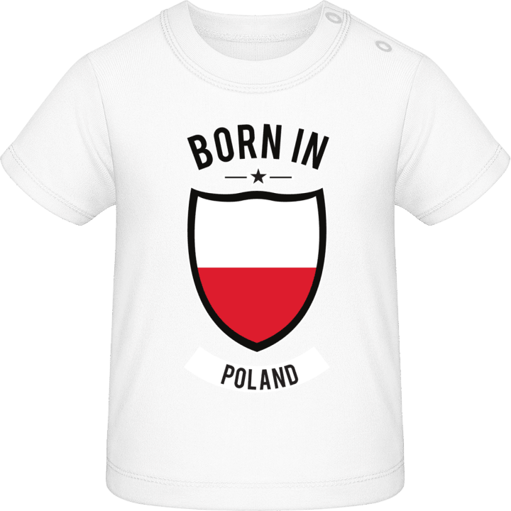 Born in Poland Baby T-skjorte 0 image