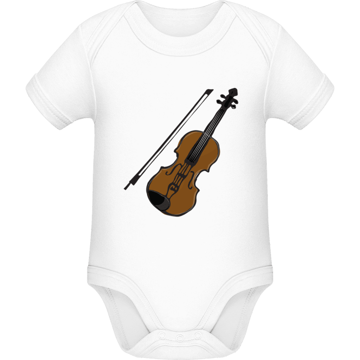Violin Illustration Baby Romper contain pic
