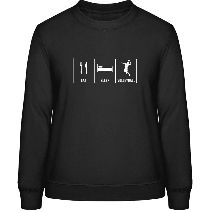 Eat Sleep Volleyball Frauen Sweatshirt contain pic