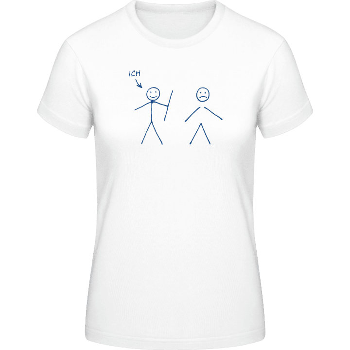 Ich Strichmännchen T-skjorte for kvinner 0 image