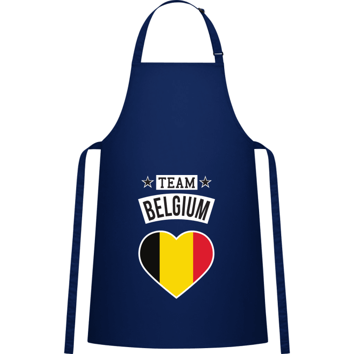 Team Belgium Heart Delantal de cocina contain pic