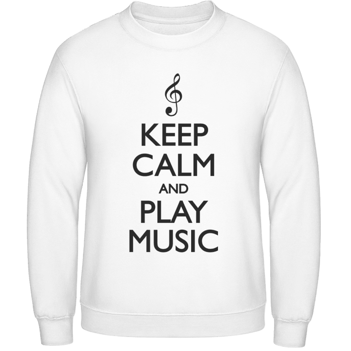 Keep Calm and Play Music Felpa contain pic