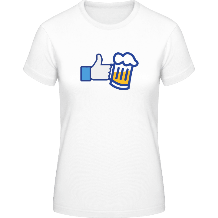 I Like Beer T-shirt för kvinnor contain pic
